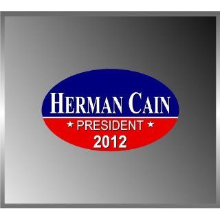 Anti Obama Vote Herman Cain Political Election Euro Decal
