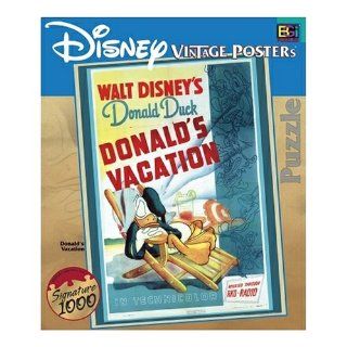 Buffalo Games Disney Vintage Poster Donalds Vacation 1000
