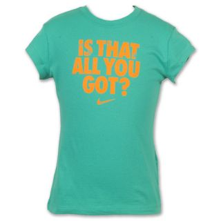 Nike Is That All You Got? Kids Tee Shirt Green