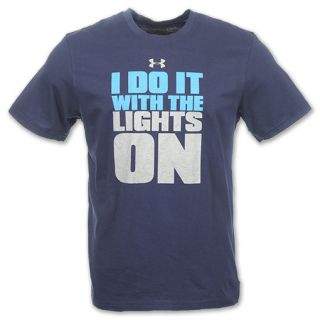 Under Armour Lights On Mens Tee Shirt Navy