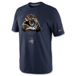 Nike Mens NFL St. Louis Rams Glove Lock Up Tee