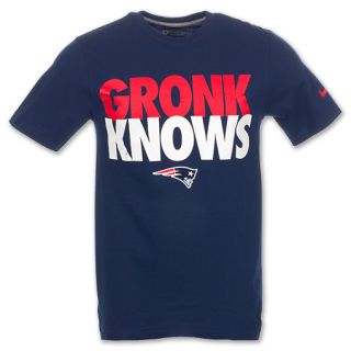 Nike NFL New England Patriots Gronk Knows Mens Tee Shirt