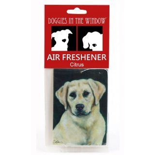 Doggies in the Window Yellow Labrador Air Freshener