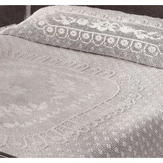 Vintage Crochet PATTERN to make   Cameo Rose Filet Crochet