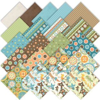 Riley Blake Mod Tod Charm Pack Stacker 5 Quilt Squares