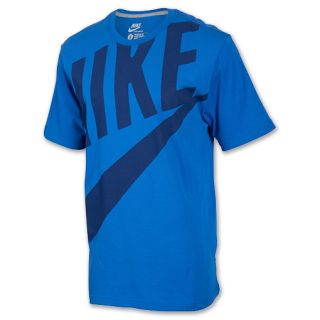 Mens Nike Exploded Futura Tee Shirt Game Royal