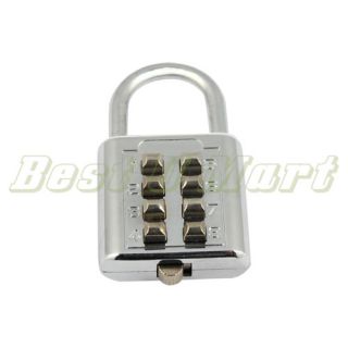 digit push button combination password lock padlock