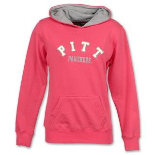 Pitt Panthers Womens NCAA Hooded Sweatshirt Pink
