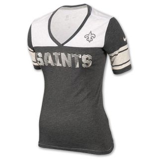 Nike NFL New Orleans Saints Touchdown Womens V Neck