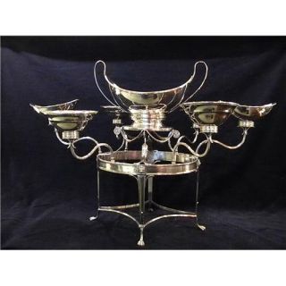 Large Silver Epergne Centerpiece London 1928