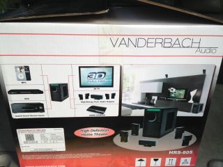 Vanderbach Hrs 805 Home Stereo System 5 1 Multi Channel