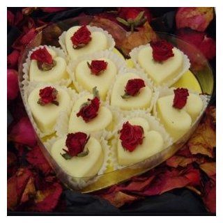 10 Heart Aromatherapy Bath Melts with Cocoa Butter Toys