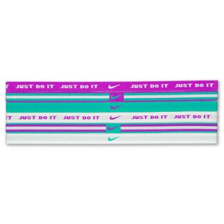 Nike Wide Sport Bands 6 Pack Laser Purple/Atomic