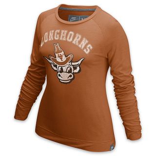 Nike Texas Longhorns NCAA Vault Womens Bamboo T Shirt