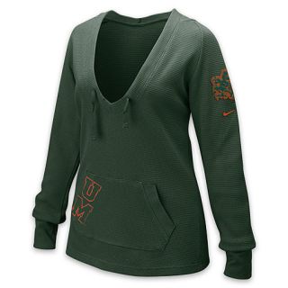 Nike Womens Miami Hurricanes The Peach Hoodie