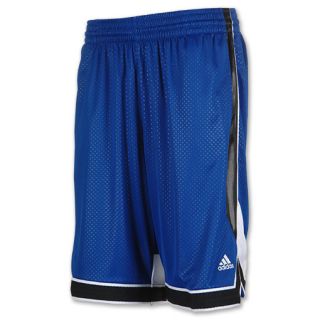 adidas Pro Hype Mens Basketball Shorts Blue/Black