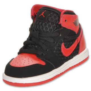 Air Jordan 1 Toddler Basketball Shoes Black/Siren