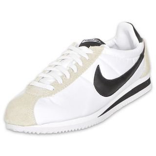 Nike Mens Classic Cortez Nylon 09 Shoe White/Black