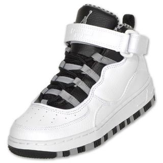 Jordan AJF 10 Preschool Basketball Shoe White/Black