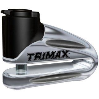 Trimax T665LC Hardened Metal Disc Lock   Chrome 10mm Pin (Long Throat