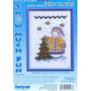 Christmas Tree Snowlady (Janlynn Cross Stitch Kit #41 127