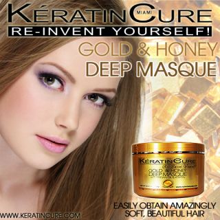  Conditioning Masque Cream Gold Honey Keratin Cure 250mg Mask