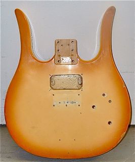 Hondo II Longhorn Guitar Body Project