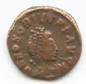 Honorius AE4 Constantinople Ric 90 C Chi Rho EB 4037