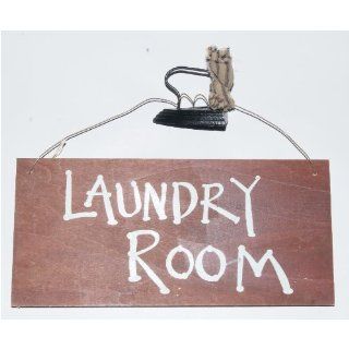 Laundry Room   Ironing Bored Fun Reversible Wood Sign with