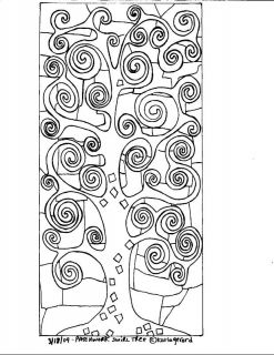 Rug Hook Paper Pattern Patchwork s Tree Folk Art Karlag