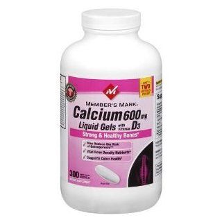 Members Mark Calcium With Vitamin D 3, 300 Count Health