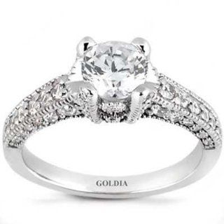 2.71 Ct.Antique Style Diamond Engagement Ring Jewelry