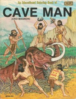 Cave Man (Cro Magnon  Educational Coloring Book