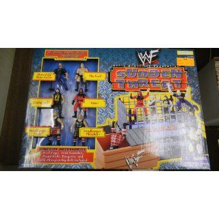 WWF Sudden Threat Action Ring and Figures Stone Cold