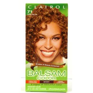 Clairol Balsam Hair Color, Honey Blonde (71), 2 pk Beauty
