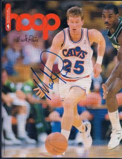 Autographed Mark Price 1989 1990 NBA Hoop Magazine