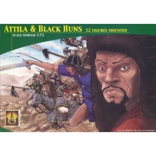   Attila & Black Huns (12 Mounted) 1 72 Lucky Model Toys & Games