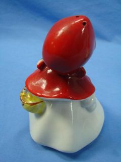 Vintage Hull Little Red Riding Hood Salt Pepper Shakers Figurines