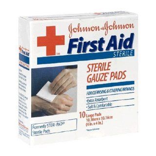 Johnson & Johnson First Aid Sterile Gauze Pads 8524 4 x 4
