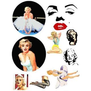 Pinup Girl Marilyn Monroe Guitar Waterslide Decal #41