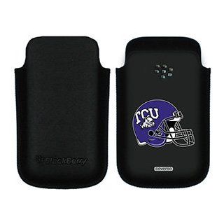 TCU Helmet on BlackBerry Leather Pocket Case  Players