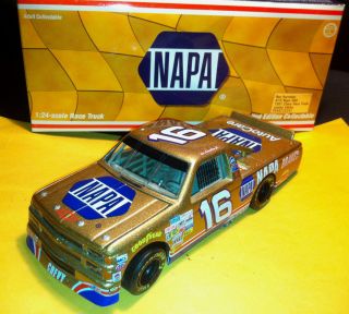 1997 Action Ron Hornaday #16 NAPA Gold DEI Chevy Craftsman Truck 124