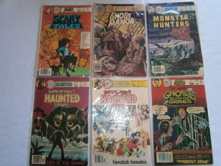 Charlton Comics Bronze Horror Comic Books Ghostly Tales Haunted
