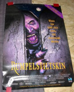 1995 Movie Poster Rumpelstiltskin Horror Movie
