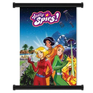 Totally Spies Cartoon Group Fabric Wall Scroll Poster (32