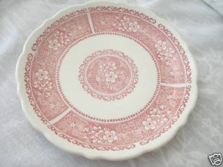 Syracuse China 1974 Strawberry Hill Red Salad Plate