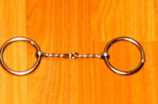 Small Horse miniature or pony twisted snaffle bit economy snaffle bit