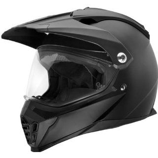 SparX Solid Nexus Dirt Bike Motorcycle Helmet   Matte Black / X Large
