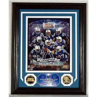Colts Super Bowl XLI Champions Collage Photo Mint Sports