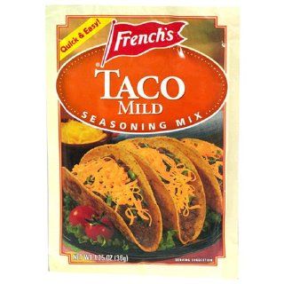 Frenchs Mild Taco Seasoning Mix, 1.25 Ounce Packets (Pack of 12